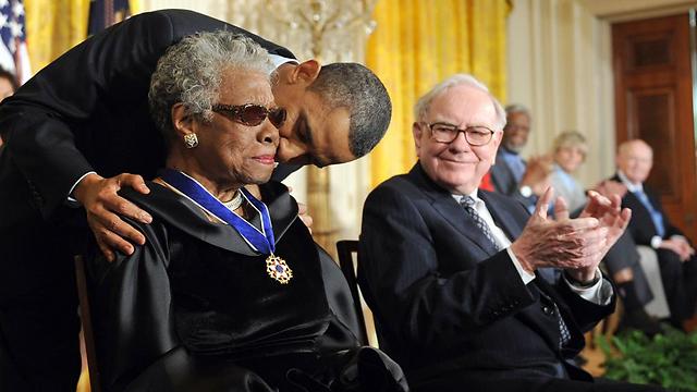 עם הנשיא ברק אובמה (צילום: AFP) (צילום: AFP)