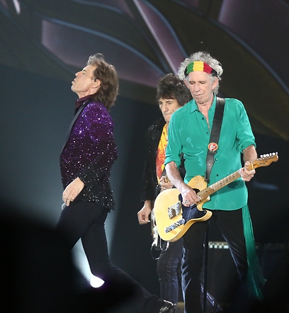 The Rolling Stones on stage in Tel Aviv (Photo: Orit Pnini) (Photo: Orit Pnini)
