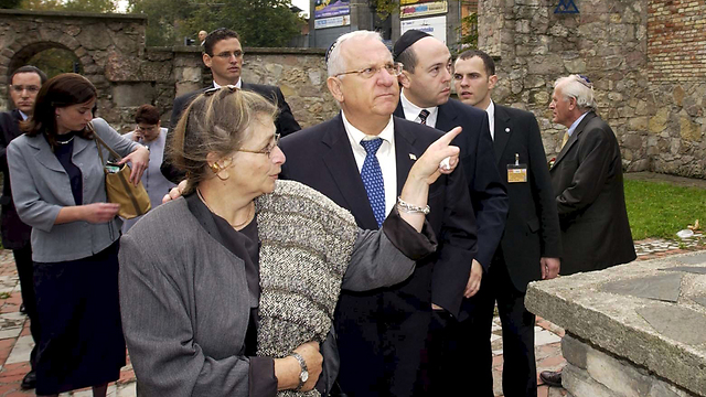 נחמה ריבלין עם בעלה נשיא המדינה ראובן (רובי) ריבלין (עמוס בן גרשום, לע"מ   ) (עמוס בן גרשום, לע