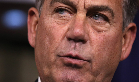 House Speaker John Boehner approved of Obama's speech but remains sceptical of his actions. (Photo: AFP) (Photo: AFP)