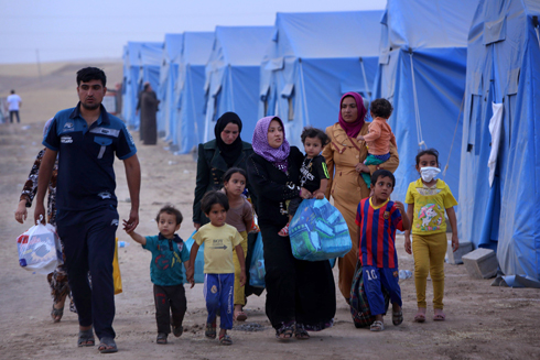 The Iraq crisis already caused a big wave of refugees fleeing areas seized by Islamists (Photo: AFP) (Photo: AFP)