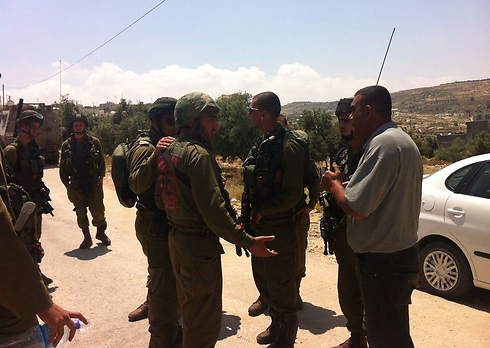IDF forces in the Bethlehem and Hebron in search of the two teens (Photo: Tazpit News Agency)