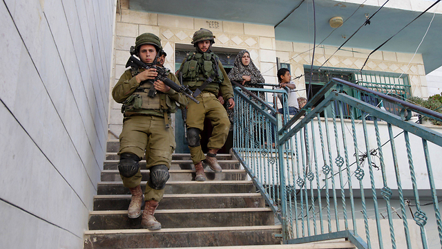 IDF forces in the West Bank (Photo: AFP) (Photo: AFP)