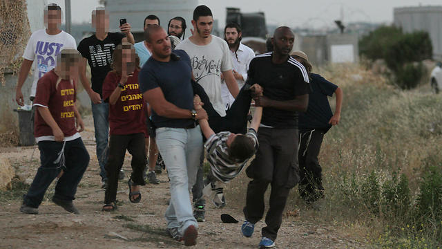 Protests resulted in the arrest of three for disturbing the peace. (Photo: Ido Erez) (Photo: Ido Erez)