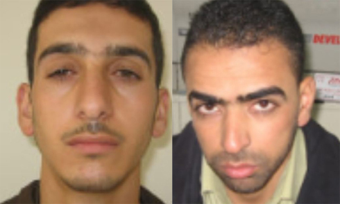 Marwan Kawasmeh (left) and Amar Abu-Eisha, suspected of playing a central role in teens' kidnapping.