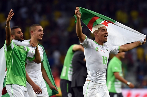 נבחרת אלג'יריה. מהפתעות המונדיאל האחרון (צילום: AFP) (צילום: AFP)