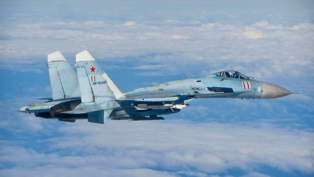 A Russian Sukhoi 27, soon to be flying in Syria. (Photo: Reuters)