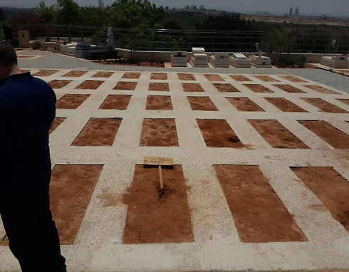 The burial plots where the teens will be laid to rest (Photo: Motti Kimchi)
