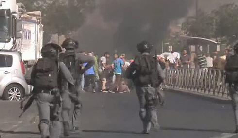 Shuafat rioting (Photo: Reuters)