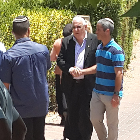 President-elect Reuven Rivlin in Talmon (Photo: Gilad Morag) (Photo: Gilad Morag)