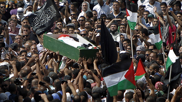 The funeral of Mohammed Abu Khdeir in Shuafat last year (Photo: AFP)