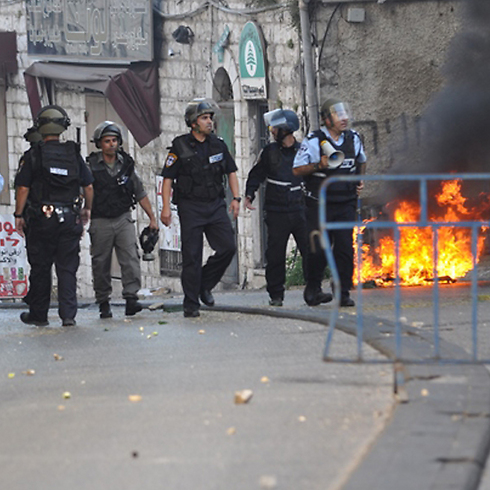Police forces in Nazareth (Photo: Alarab website) (Photo: Alarab website)