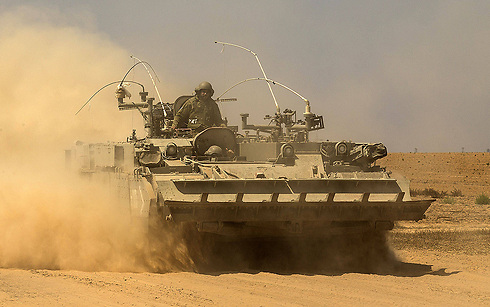 IDF tanks on the Gaza border (Photo: AFP)