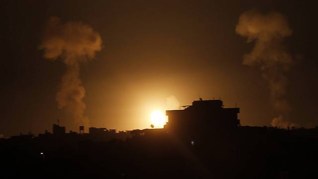תקיפה של צה"ל ברפיח (צילום: AFP) (צילום: AFP)