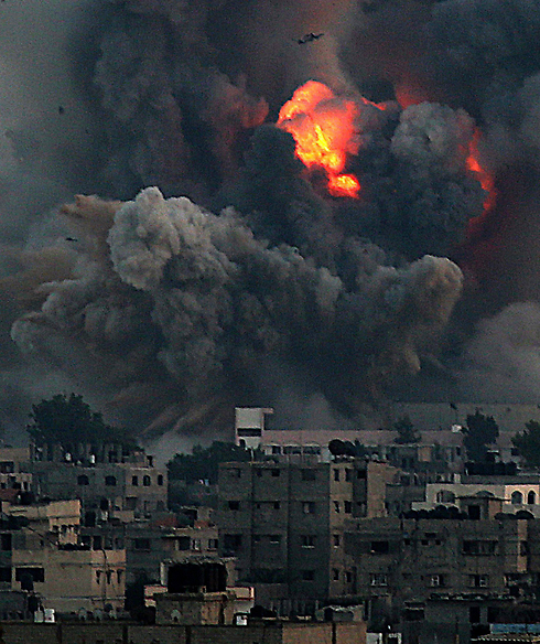 IAF strike on Gaza (Photo: EPA) (Photo: EPA)