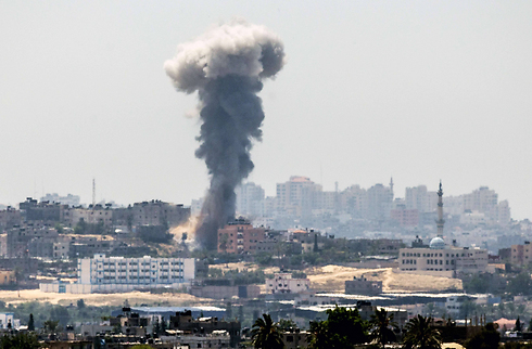 הפצצת חיל האוויר בעזה (צילום: AFP) (צילום: AFP)