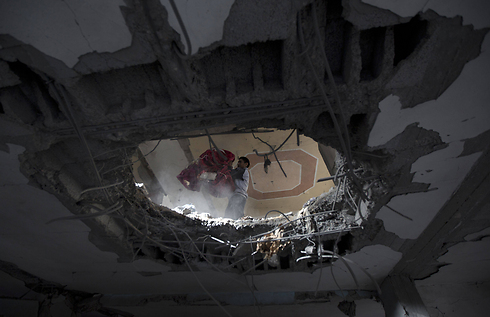 Gaza house in ruins (Photo: AFP)  