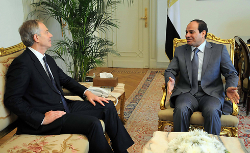 Blair and Sisi (Photo: Reuters)