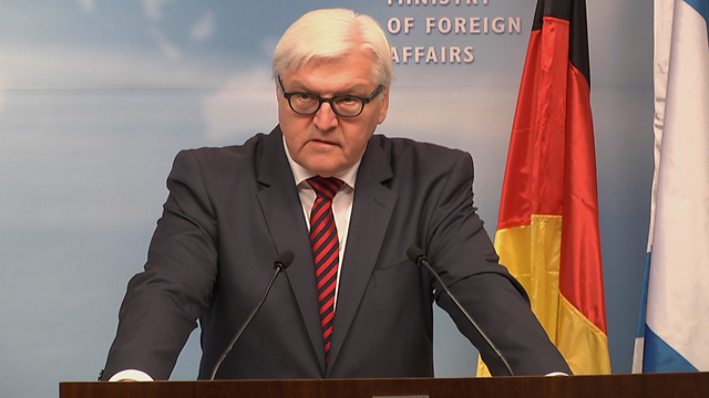 German Foreign Minister Frank-Walter Steinmeier. Fifty years after the 'reconciliation miracle,' Germany is intervening in the internal discussion over the Jewish state's Jewish character (Photo: Eli Mandelbaum)  