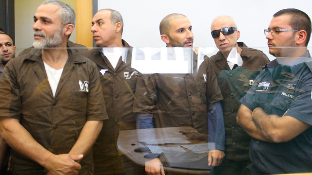 משוחררי עסקת שליט שנעצרו ויושבו למאסר                (צילום: מוחמד שינאווי ) (צילום: מוחמד שינאווי )
