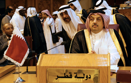 שחקן אסטרטגי בפתרון המשבר. שר החוץ של קטאר אל-עטיה (צילום: רויטרס) (צילום: רויטרס)