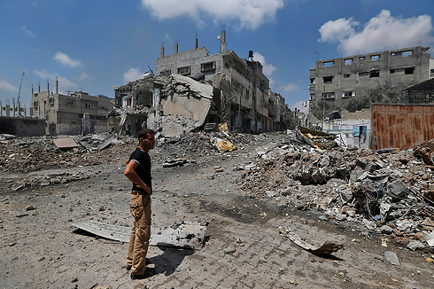 The destruction in Shejaia (Photo: AP)