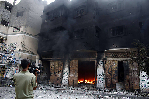 The destruction in Shejaia (Photo: AFP)
