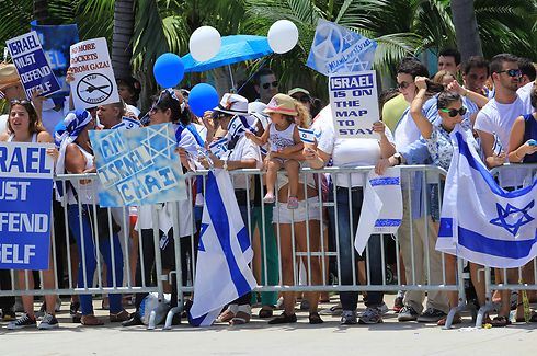 Pro-Israel protest in Miami (Photo: IAC)