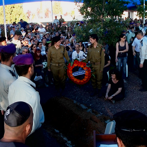 Funeral of Lt. Col. Dolev Keidar (Photo: Eli Mendelbaum)