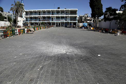 UNRWA school in Beit Hanoun hit during Operation Protective Edge (Photo: AP)