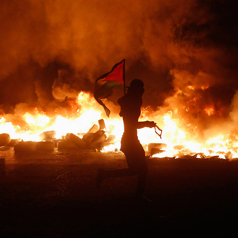 Protests in West Bank (Photo: Reuters)