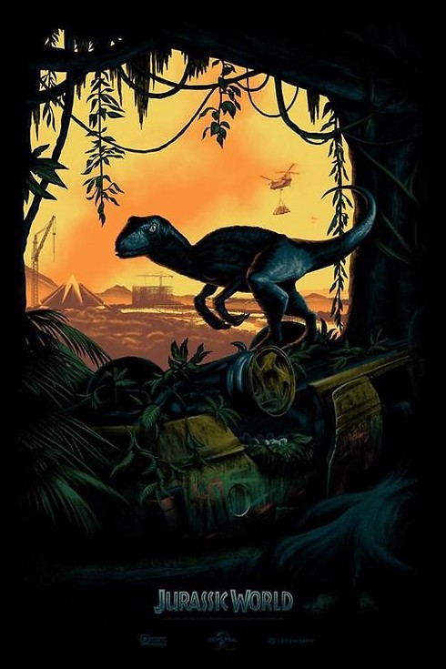 הפוסטר של "Jurassic World" ()