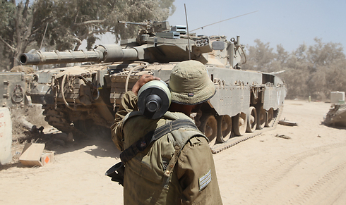 IDF forces in Gaza. 'Soldiers working to prevent another destruction must be strong in body and spirit' (Photo: Motti Kimchi)
