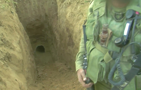 A tunnel in Gaza. Netanyahu and Ya’alon failed to confirm that the IDF was properly prepared to deal with the problem (Photo: IDF Spokesperson’s Unit)  