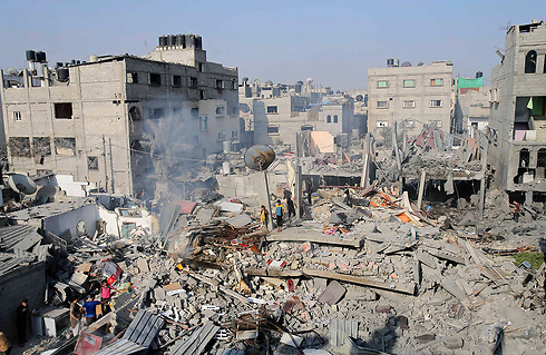 Rafah in ruins after Black Friday (Photo: Reuters) (Photo: Reuters)