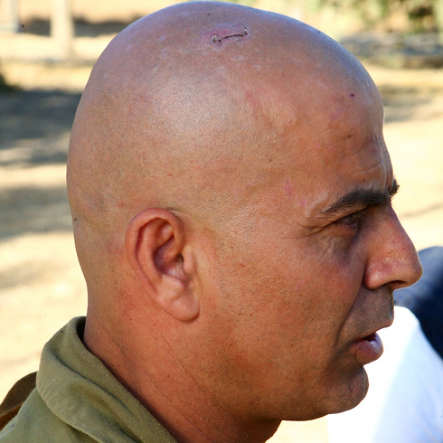 Ghassan Alian, two weeks after he was wounded in action (Photo: Motti Kimchi) (Photo: Motti Kimchi)