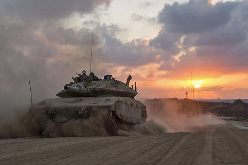 Forces on Gaza border (Photo: EPA)