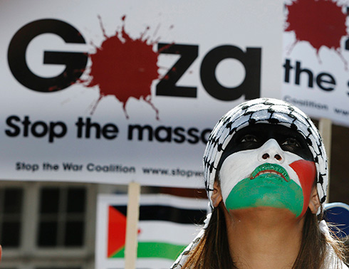 Pro-Palestinian rally (Photo: Reuters) 
