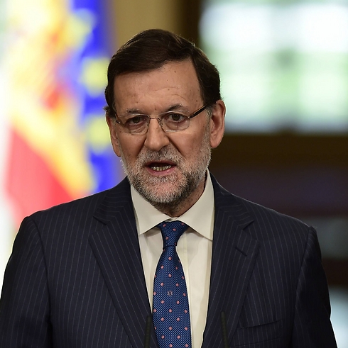 "הצבעה לא חוקית". ראש ממשלת ספרד מריאנו ראחוי (צילום: AFP) (צילום: AFP)