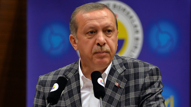 Recep Tayyip Erdogan: Condemns Israel - but not IS (Photo: AP) (Photo: AP)