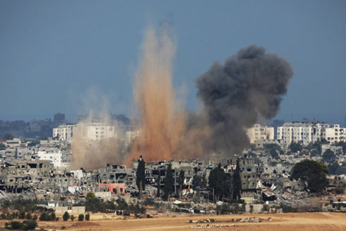 IDF strike on Gaza (Photo: AFP) (Photo: AFP)