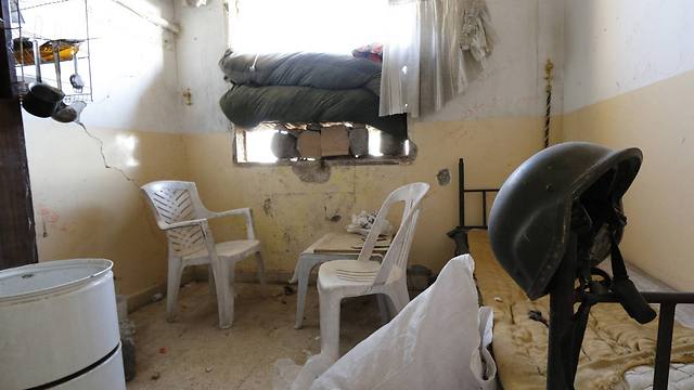עמדה נטושה של צבא אסד שעברה לשליטת הג'יהאד (צילום: רויטרס) (צילום: רויטרס)