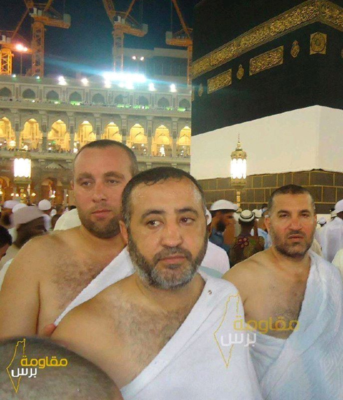 ג'עברי ואל-עטאר יחד בסעודיה, לפני החיסול בעמוד ענן  ()