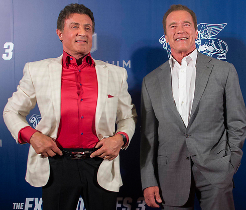 Stallone and Schwarzenegger among celebrities that voiced public support for Israel (Photo: EPA) (Photo: EPA)