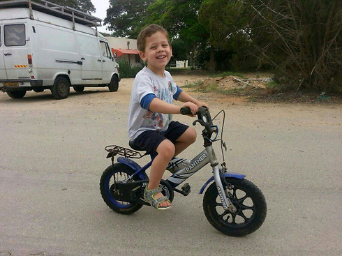 Four-year-old Daniel Tregerman was killed when a mortar shell hit his home.