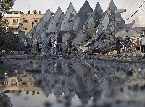 Gaza following Israeli strikes. 'I could not leave my children and my husband behind and go' (Photo: AFP) (Photo: AFP)