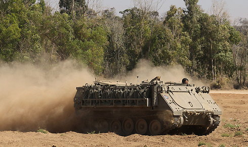 IDF forces at the Gaza border. (Archive Photo: Ido Erez)
