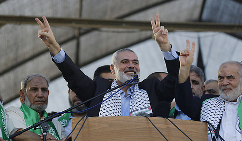 Hamas leader Ismail Haniyeh. While we may be enemies, it doesn’t mean we have an absolute conflict of interests (Photo: AFP)    