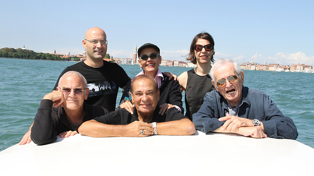 חוויה נפלאה. כוכבי ובמאי "מיתה טובה" על המים בוונציה (צילום: יפעת קליינהדלר) (צילום: יפעת קליינהדלר)