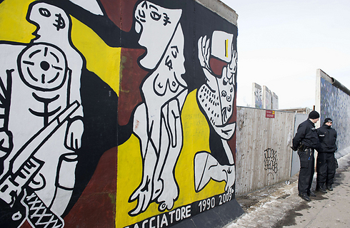 חומת ברלין. זיכרון חי (צילום: AFP)